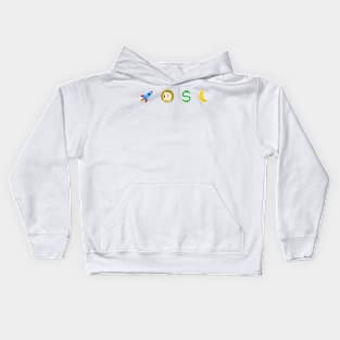 Cryptocurrency To The Moon DogeCoin Doge Coin Kids Hoodie